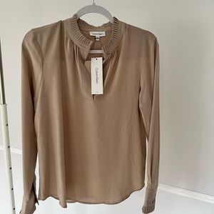 Calvin Klein cream blouse